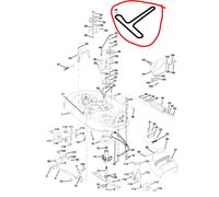 Mcculloch Taglierino Deck Drive Lama Cintura Per M155107H 532 14 49-59 532144959