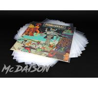 McDAISON - 100 BUSTE per DISCHI LP POLIETILENE 100my esterna trasparente vinile