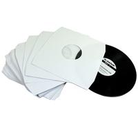 McDAISON - 100 PZ busta interna BIANCA sagomata + VELINA LP 33 giri disco vinile