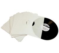 McDAISON 100pz BUSTA INTERNA BIANCA con fori per DISCHI LP 33 giri 12 mix vinile