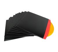 McDAISON 10pz COPERTINA INTERA x LP esterna NERA CARTONE dischi 33 RPM mix 12"
