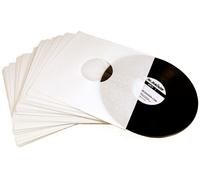 McDAISON - 50 pezzi BUSTA INTERNA BIANCA CON VELINA PER LP disco 33 giri vinile