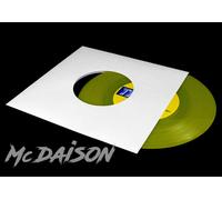 McDAISON 500pz Busta bianca nuova FORATA CARTA SPESSA DELUXE x dischi 45 giri 7"