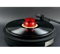 McDAISON CLAMP 418gr ROSSO RUBINO + COFANETTO DELUXE peso giradischi LP vinile