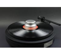 McDAISON CLAMP 418gr SILVER + COFANETTO DELUXE peso piatto giradischi LP vinile