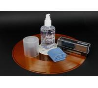 McDAISON ® KIT Pulizia dischi vinile LP 45 Liquido + panno + spazzola in velluto