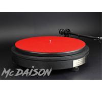 McDAISON LIMITED EDITION tappetino panno piatto GIRADISCHI feltro rosso LP 33g