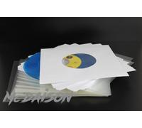 McDAISON Set BUSTE 45 giri 100 forate carta e velina + 100 esterne polipropilene