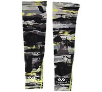 McDavid 6566 Manicotto di compressione mista, unisex, 6566, Hydro Camo / Giallo brillante, S-M