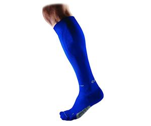 McDavid, Calzini Running di Compressione Active Runner, Blu (Blau - Royal Blue/Royal Blue), M