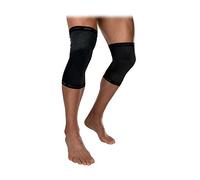 Mcdavid Crossfit e sollevamento pesi ginocchio maniche (1 paio) supporto ginocchio e compressione per una migliore performance di sollevamento pesi e supporto per uomo e donna, MDX605, nero, Large