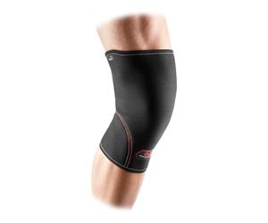 McDavid Ginocchiera a compressione, supporto leggero con neoprene, per ginocchio sinistro e destro, adatto per uomini e donne, include 1 manica, nero, XXL