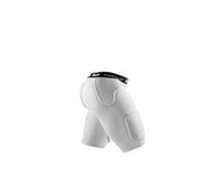 McDavid Hex Pantaloncini da basket Thudd, Bianco (Weiß), M