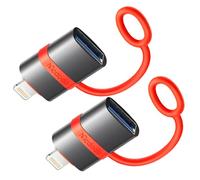 mcdodo Adattatore da Lightning a USB per iPhone,Adattatore USB 3.0, compatibile con iPhone/i-Pad, hub, tastiera MIDI, mouse, tastiera, fotocamera, lettore di schede (Lightning a USB-2)