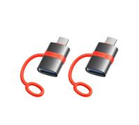 mcdodo Adattatore da USB C a USB 3.0 USB-C maschio a USB femmina OTG Adattatore compatibile con iPhone 15 Pro Max MacBook Pro Air iPad Samsung Galaxy iMac Surface e altro ancora (USB C a USB 2 pezzi)