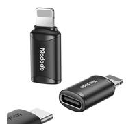 McDodo Adattatore USB C a Lightning, 2 pezzi, adattatore per iPhone con ricarica rapida PD e sincronizzazione dati, compatibile con Lightning