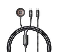 Mcdodo Apple Watch Cavo di ricarica iWatch e iPhone USB C rapido magnetico iWatch per serie iWatch, iPhone, Galaxy, Android (USB C + Apple Watch)