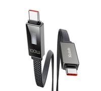 mcdodo Cavo iPhone USB C a Lightning schermo per immagine nuovo ritmo 1,2 m, cavo nylon tipo C per iPhone 15/iPad Pro/Air/Mini 6, Samsung S22/21/20/Note20 (USB C)