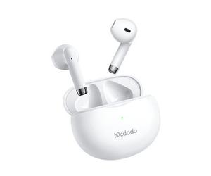 MCDODO Cuffie Wireless In-Ear Bluetooth 5 Con Microfono E Custodia Bianca Mcdodo Smartphone, Bianco