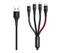mcdodo Multi USB cavo di ricarica iP Micro USB tipo C Lightning caricabatterie universale per Android Galaxy S9 S8 S7 A5 J5, Huawei P20, Honor, Oneplus, LG,Kindle (3 in 1 a)
