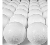 MCE-Commerce A030503 - Palline in polistirolo, 50 mm, 30 pezzi, in EPS, bianco, 5 cm