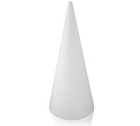 MCE-Commerce A32181 - Cono in polistirolo, diametro 18 cm, altezza 40 cm, colore: Bianco