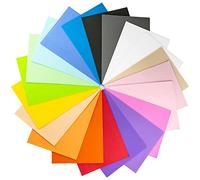 MCE-Commerce Gomma espansa, Pastello e Basic, 20 Pannelli, Formato, 20 x 29 cm, Spessore 2 mm, in gommapiuma, (Schiuma), Multicolore, A4 DIN