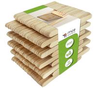 MCE-Commerce Legni per bricolage in Legno di Betulla Non trattato, 114 x 10 x 2 mm, 500 Pezzi, Naturale, 114 mm
