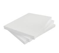 MCE-Commerce Pannelli rettangolari in polistirolo, Formato, 210 x 297 x 20 mm, 3 Pezzi, per bricolage, modellismo, progetti creativi, Polistirene, Bianco, A4 21×29,7×2 cm