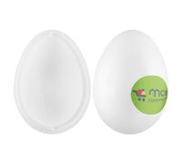 MCE-Commerce Polistirolo 21 cm, 2 Pezzi, 1 Pezzo, per Fai da Te e Decorazioni pasquali, Bianco