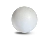 MCE-Commerce Sfera polistirolo, Liscia e Resistente, 1 Pezzo per bricolage, modellismo, progetti creativi, Polistirene, Bianco, Ø 15 cm - 1 Stück