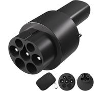 MCEVKELN EV Cavo di Ricarica Adattatore Tipo 2 A NACS | Caricatore Convertitore 60A per Stazione di Ricarica Auto Adattatore di Ricarica per Cavo IEC62196 A Auto Elettriche, Compatibile Con Modello Y