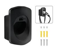 MCEVKELN EV Supporto per Cavo Tipo 2 Supporto da Muro Cavo di Ricarica Auto Staffa da Parete EVSE Organizer Cavo Accesori per Wallbox Stazione di Ricarica con Spina IEC 62196-2, Interno/Esterno, Nero