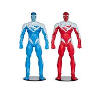 McFarlane DC Collector Edition Action Figure #7 Superman Red vs Superman Blue (Gold Label), confezione da 2