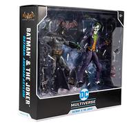 McFarlane DC Multiverse Batman Arkham Asylum - Batman e Joker (variante) 17,8 cm pollici Action Figure Confezione da 2, 15452-8