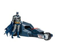 Mcfarlane Toys Bat-raptor With Batman The Batman Who Gold Label Dc Comics Vehicle Blu
