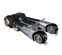 Mcfarlane Toys Dc Multiverse Vehicle White Knight Batmobile Gold Label Figure 18 Cm Argento