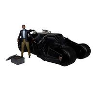 Mcfarlane Toys Dc Multiverse Vehicle Tumbler With Lucuis Fox The Dark Knight Gold Label Figure Nero