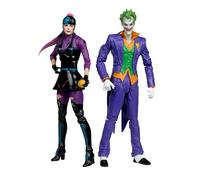 DC Multiverse Action Figures Pack of 2 The Joker & Punchline 18 cm