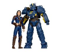 FALLOUT 4 - T-60 Vault Tec & Sole Survivor Action Figures 2-Pack McFarlane