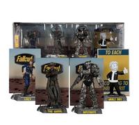 Fallout Movie Maniacs PVC Statue 4-Pack Lucy, Maximus, The Ghoul & Vault Boy ...