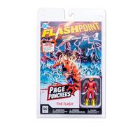 DC PAGE PUNCHERS Comic + The Flash (Flashpoint) Action Figure 8cm MCFARLANE TOYS