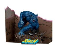 McFarlane Marvel Beast - Giocattolo da collezione in scala 1:10 con scena (X-Men #1)