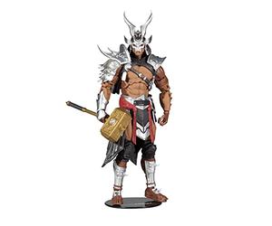 McFarlane - Mortal Kombat 7 Figures Wave 7 - Shao Kahn (Platinum Kahn), Multicolore