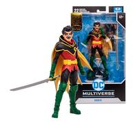 McFarlane - Scultura Robin Damian Wayne Classic DC Muliverse Figura da collezione, multicolore, 17 cm (64387111)
