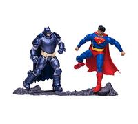 Banpresto Figuras Superman + Armored Batman Multiverse 18 Cm Multicolor