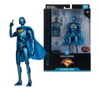 Superman (2025) Dc Multiverse Deluxe Action Figura Superman Robot (red Platinum