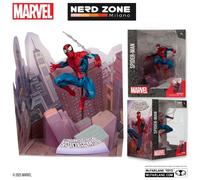 McFarlane Toys Marvel Spider-Man 1: 10th scala da collezione con scena (The Amazing Spider-Man #1)