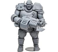 Mcfarlane Toys Warhammer 40k: Darktide Megafigs Action Figure Ogryn Artist Proof Figure 30 Cm Argento