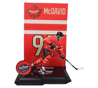 McFarlane Toys - Connor McDavid (Team Canada) NHL 7in Posed Figure 4 Nations Fac